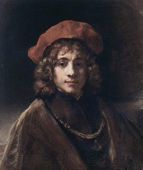 Rembrandt Peale Portrait of Titus Norge oil painting art